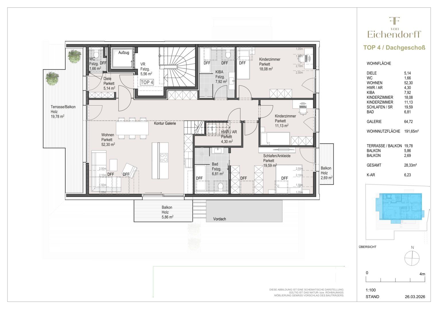 Wohnung – Salzburg, Leopoldskroner Moos - Ansicht 3