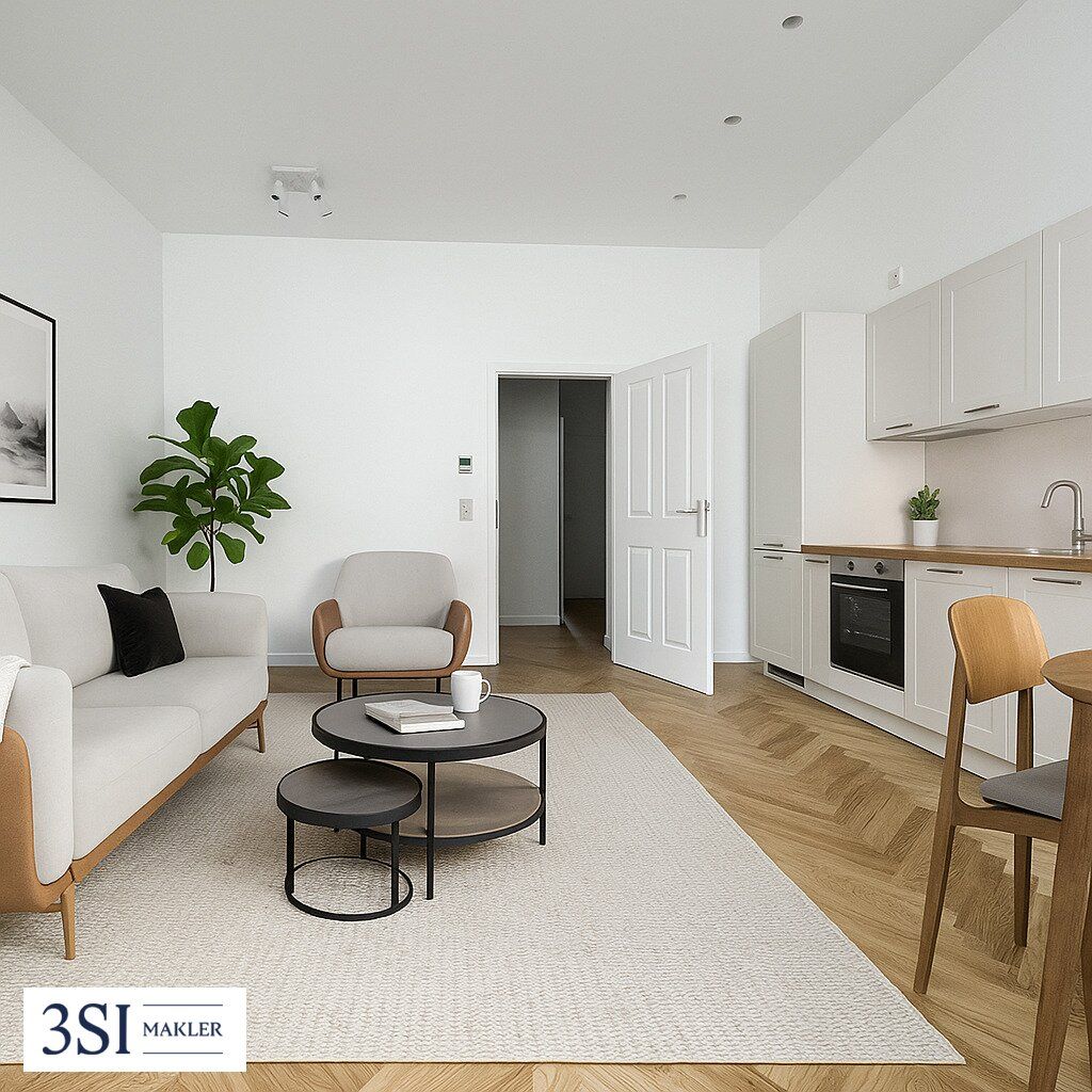 Klein, fein, erstklassig - 1-Zimmer-Wohnung im stilvollen Altbau
