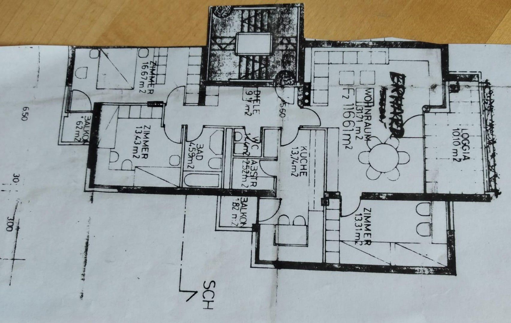 4 Zimmer Wohnung mit Terrasse