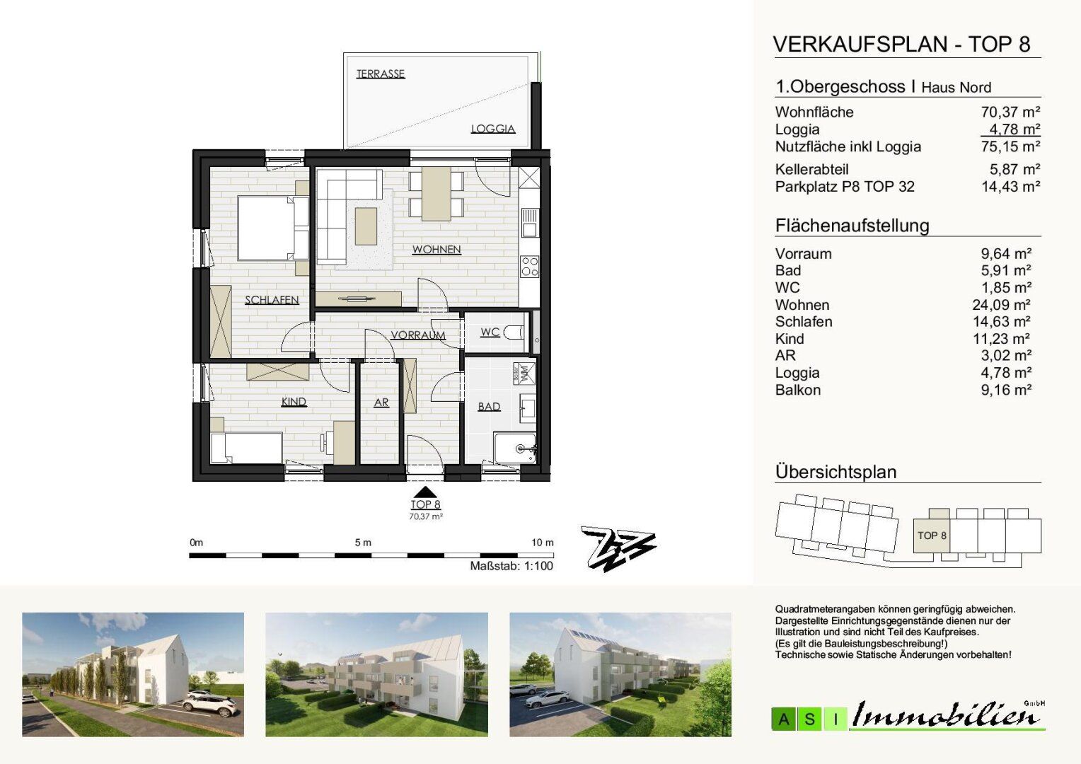 GRÜNE ALLEE GALLNEUKIRCHEN - 2 und 3-Zimmer Wohnungen, 55-70m² NEUBAU ERSTBEZUG