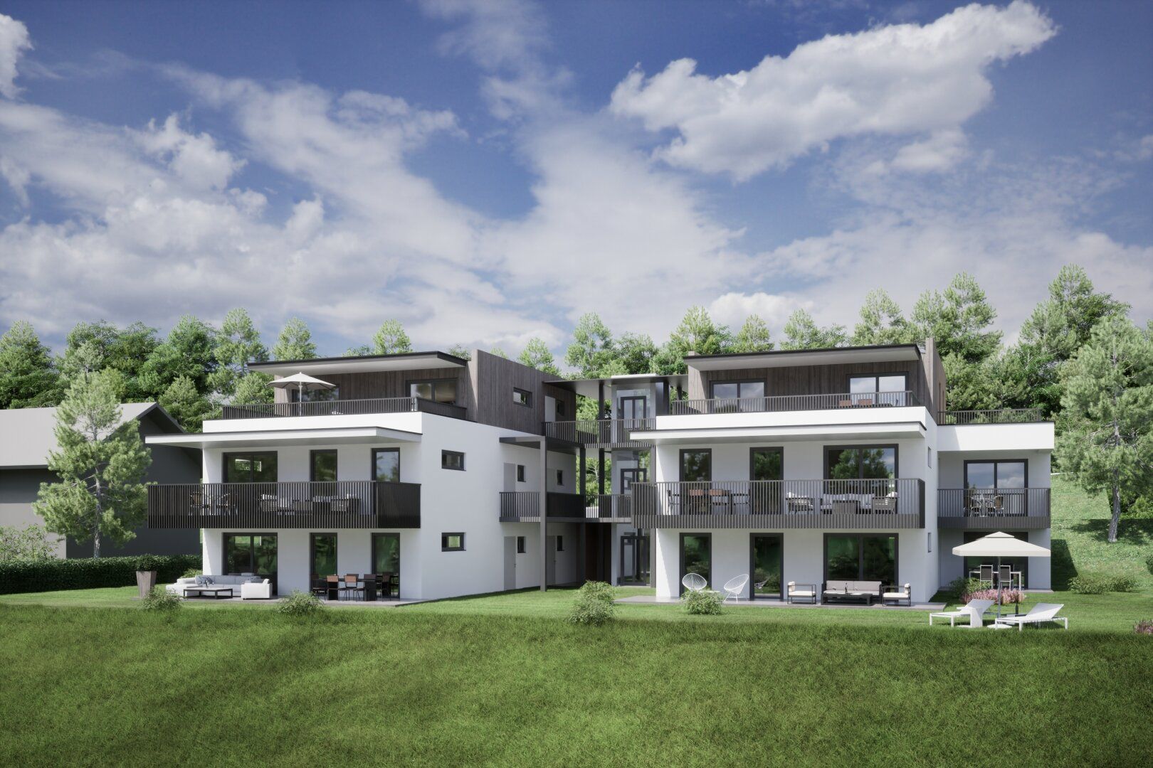 Design trifft Aussicht - Neubauwohnung mit Seeblick in Velden