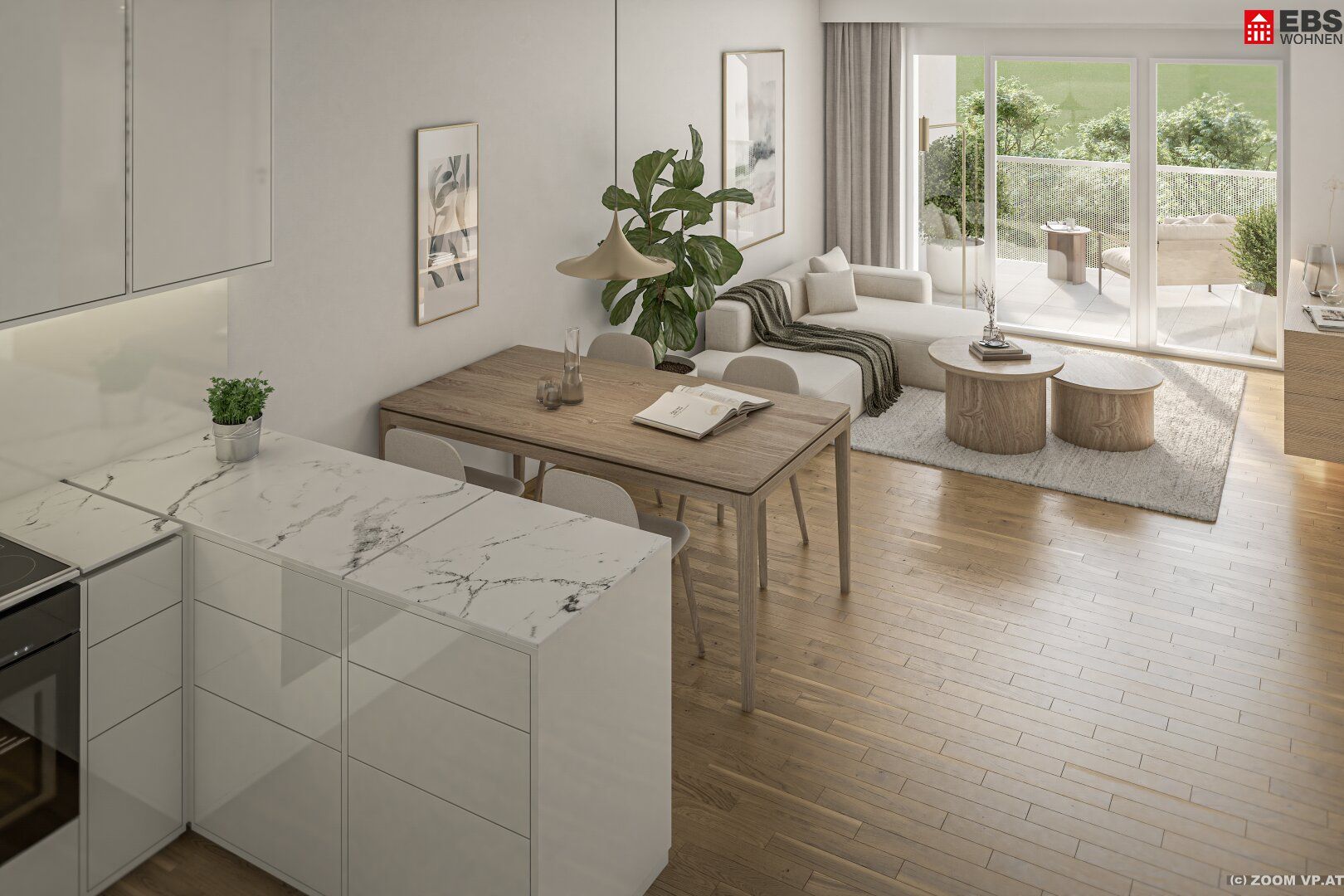 Moderne, barrierefreie 2-Zimmer-Mietwohnung in der Rosenbauerstraße mit großzügiger Loggia - ein ideales Zuhause zum Wohlfühlen.
