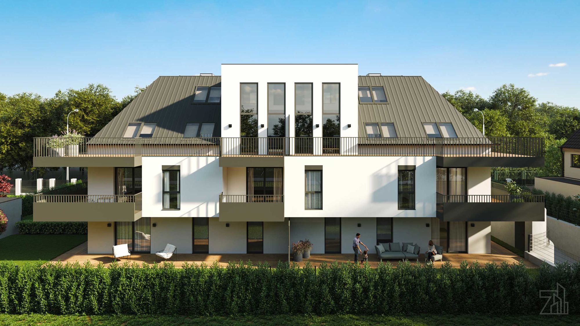 Süd-ostseitiger 3 Zimmer Gartentraum mit großer Terrasse in Ruhelage | Provisionsfrei
