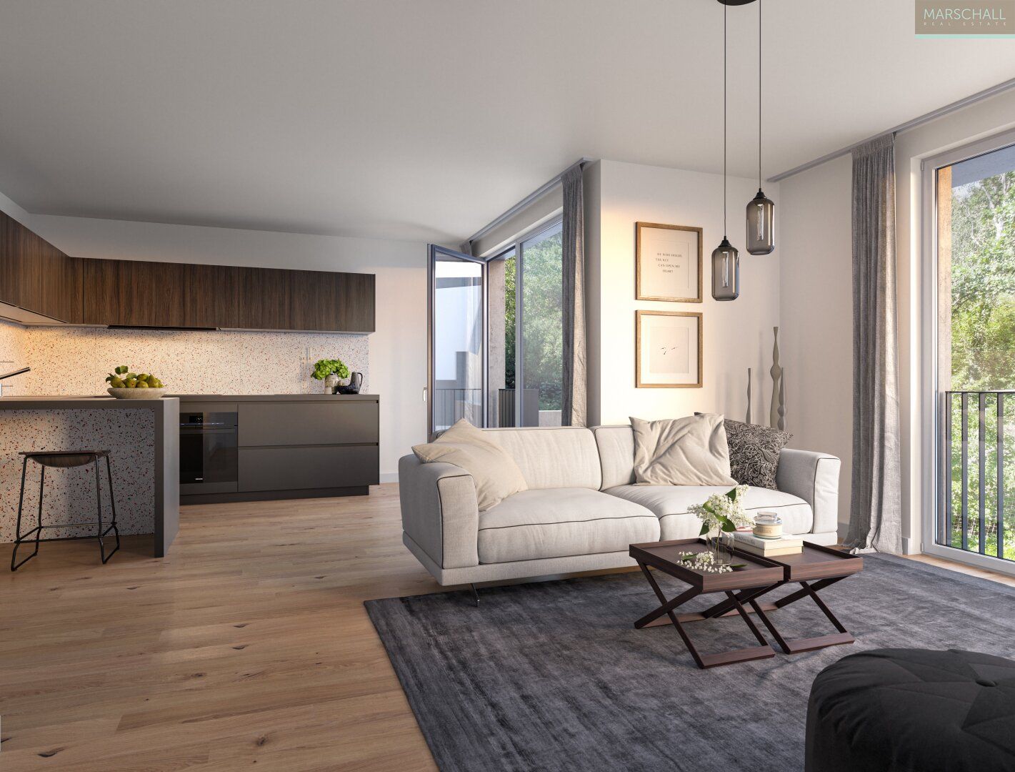 ERSTBEZUG - Moderne 2-Zimmer-Wohnung mit Balkon in Döbling
