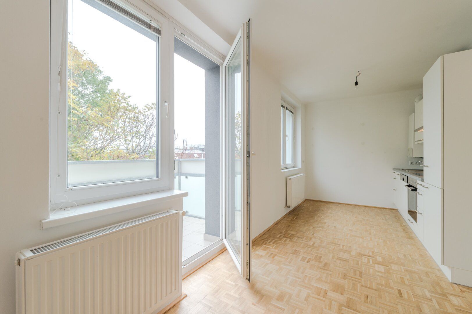 Perfekt aufgeteilte Zweiraumwohnung mit sonnigem Balkon ab 01.02.25 in Penzing