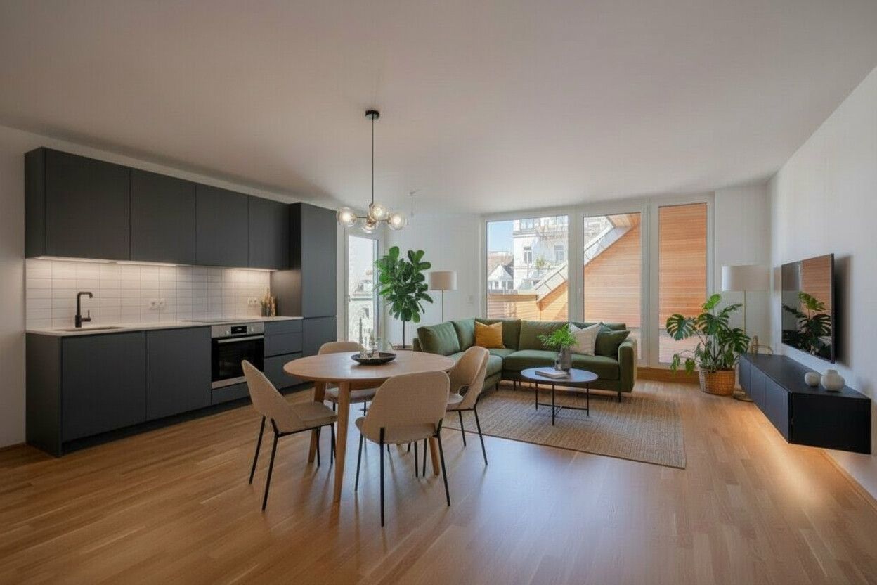 Familiendomizil in zentraler Lage: 3 Zimmer mit beeindruckender XL Innenhofterrasse - Widok 4