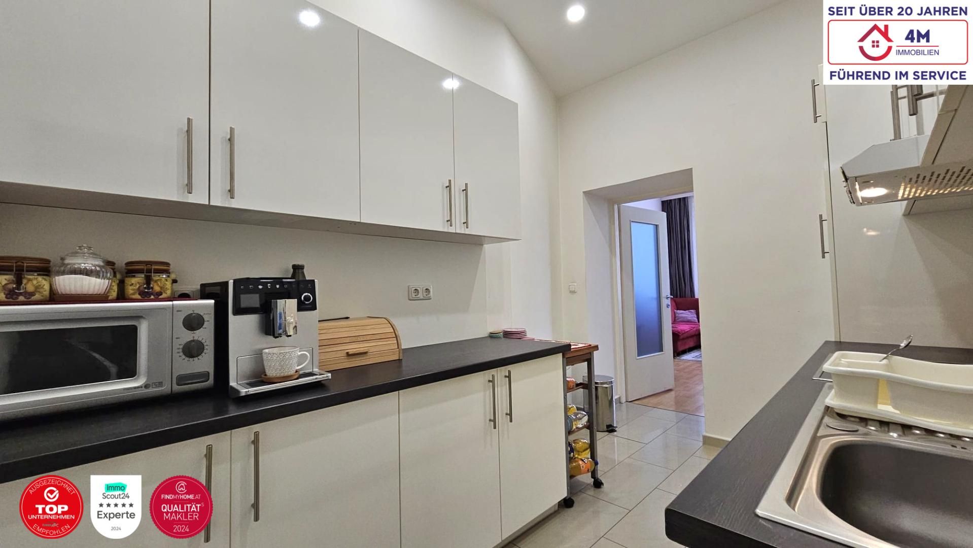 Stilvolle und helle Wohnung in zentraler Lage- ideal für Paare oder Singles - Aanzicht 4