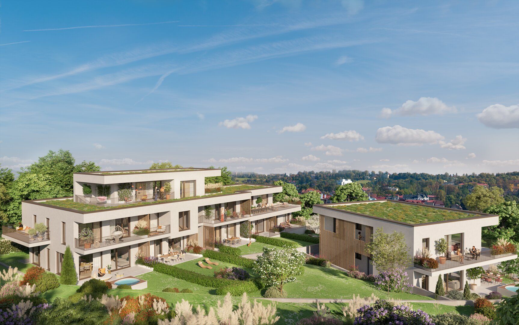Exklusives PENTHOUSE mit 150 m² Dachterrasse - einmaliger Blick ins Grüne! St. Peter! - Més