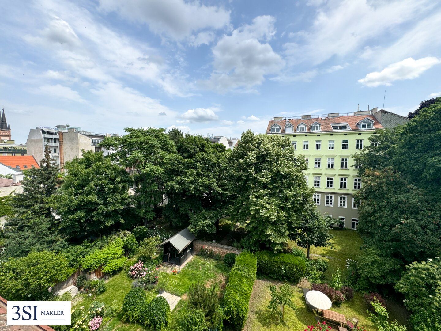 Idyllische Ruheoase mit einzigartigem Grünblick in zentraler Wiener Lage