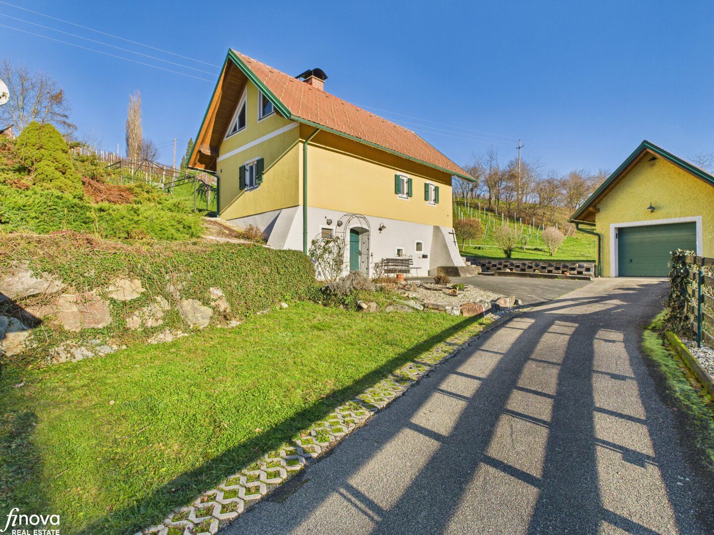 Malerisches Wohnhaus in absoluter Alleinlage - Ihr Rückzugsort inmitten der Südsteirischen Weinberge (Grubtal/Gamlitz) - Vista 3