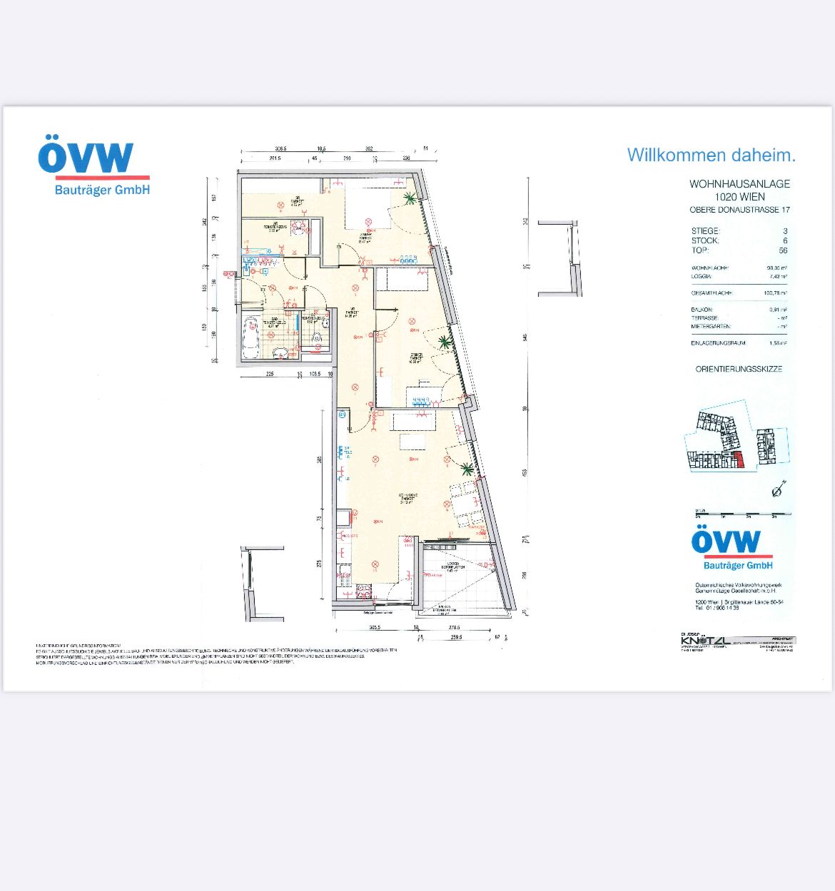 Zentral gelegene Loggia-Wohnung (3 Zimmer) in Ruhe-Lage mit Tiefgaragenplatz