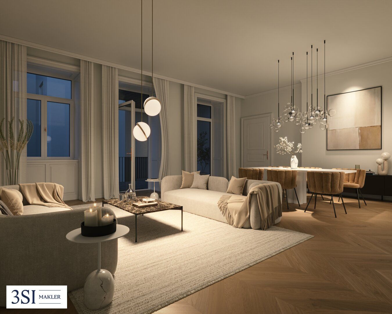 PRUNKSTÜCK: Stilvolle 2-Zimmer-Wohnung im Erstbezug mit Balkon und hochwertigem Design