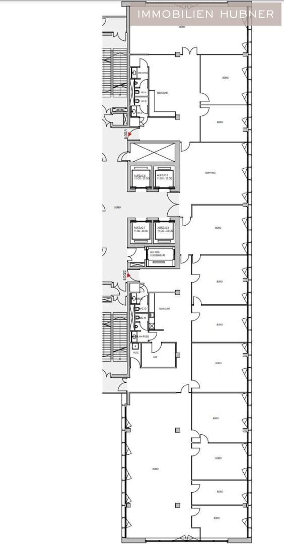 Bürofläche ++ ganzes Stockwerk ++ Ares Tower ++ direkte U1 Anbindung - Ansicht 2