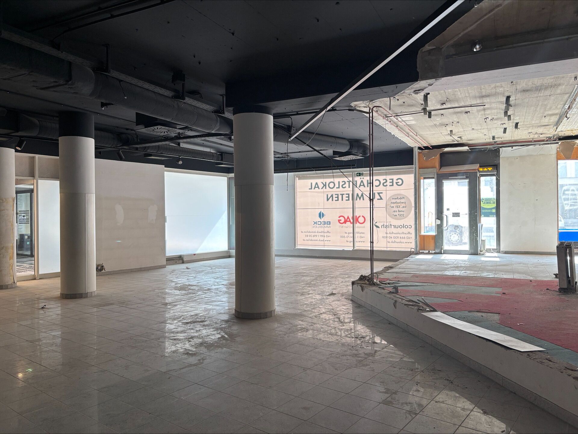 Geschäftsfläche mit Außenpräsenz in der Galerie Wieden zu mieten!
