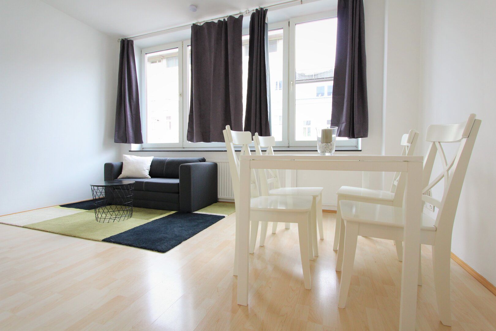 MÖBLIERTE SONNIGE 2-ZIMMER-WOHNUNG AUF DER MÄRZSTRASSE 15.BEZIRK!