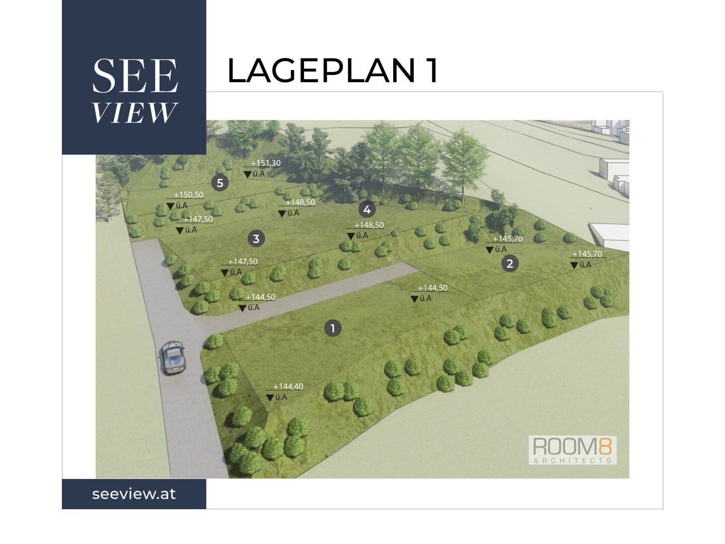 Neusiedl am See: 1.008 m² Baugrundstück mit Seeblick, Ruhelage - Ansicht 5