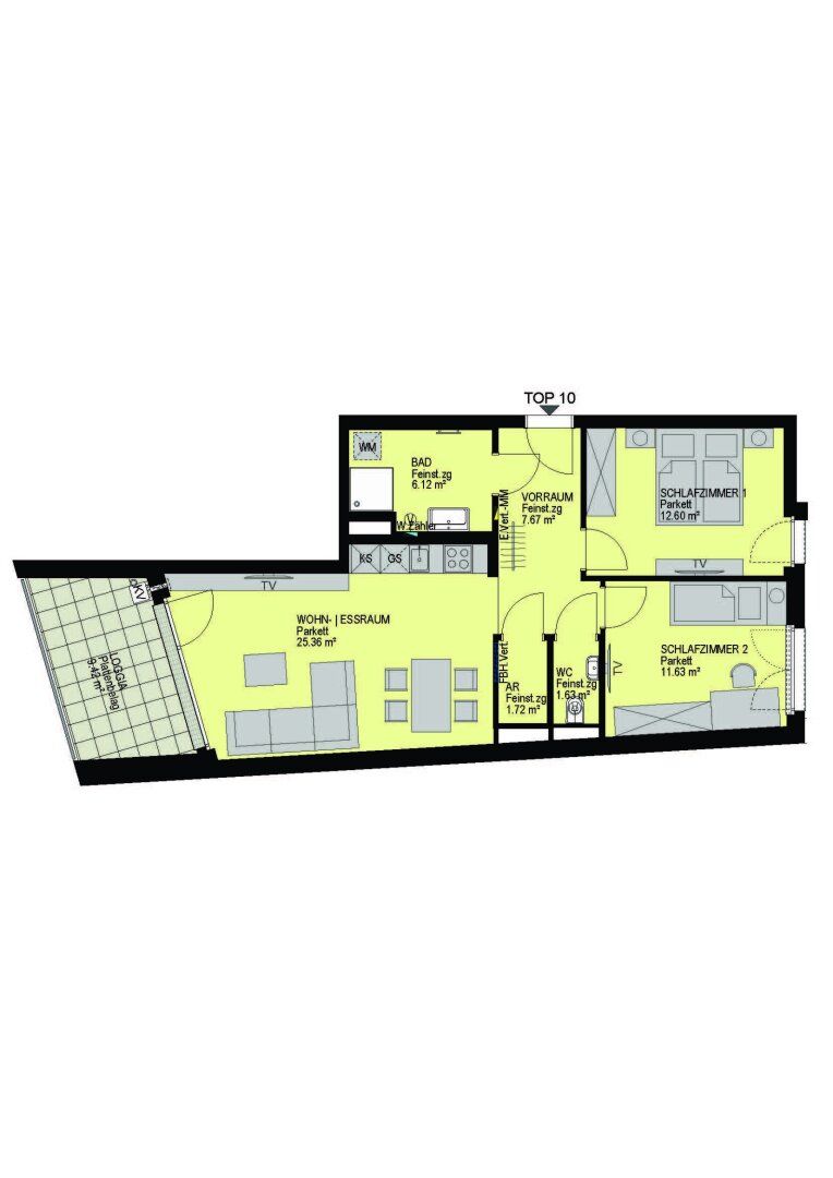 Wohnung – Wien, Hütteldorf - Ansicht 2