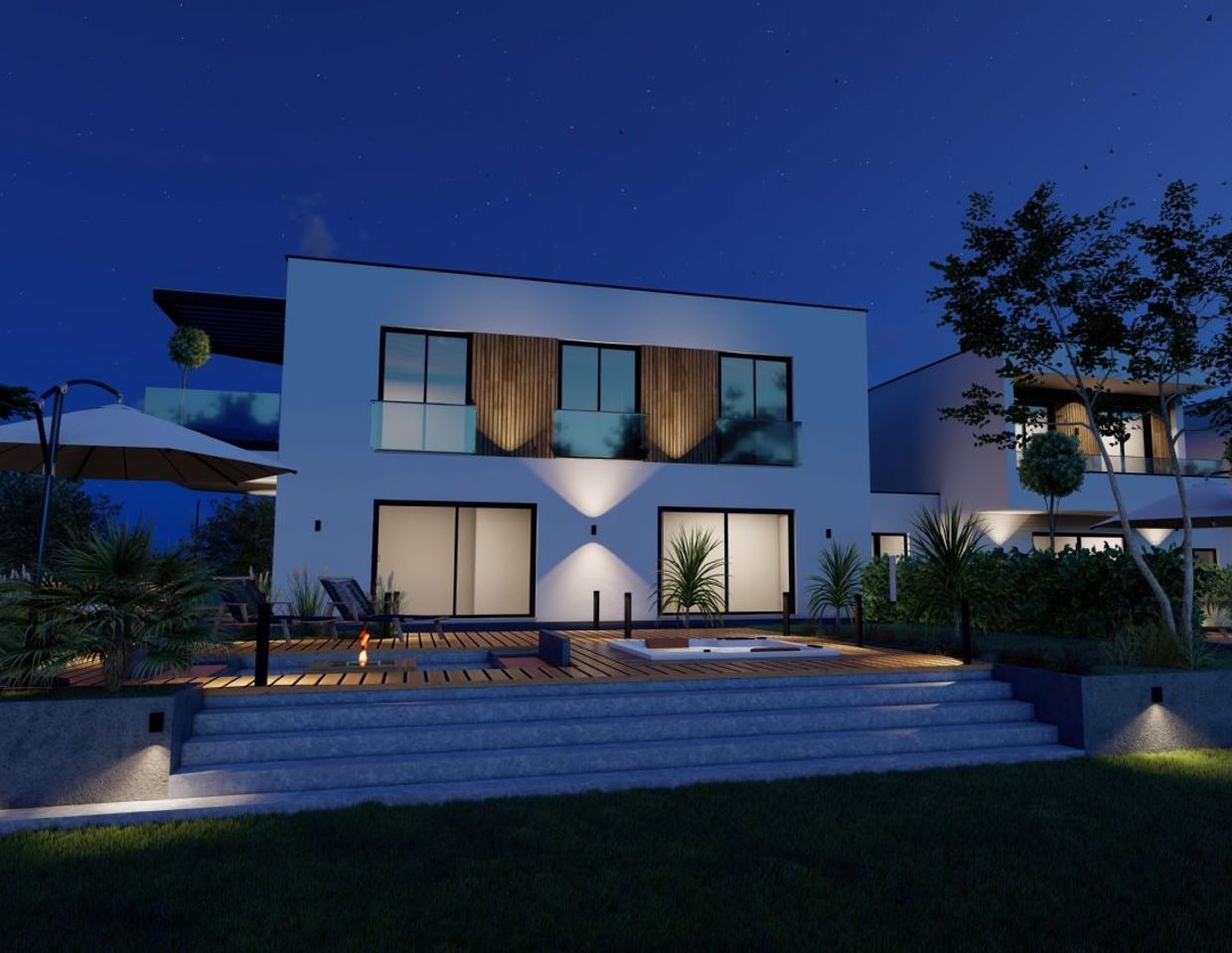 Neubau Reihenhaus mit 117 m Porec