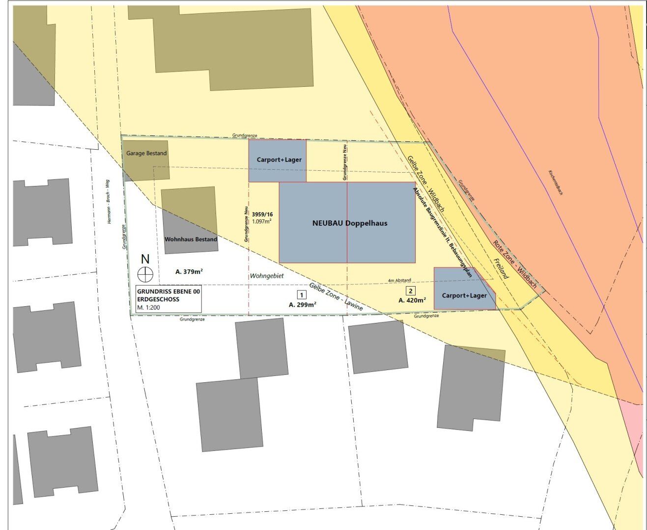 Baugrundstück in sonniger Lage von Telfs, Doppelhaushälfte - Vista 6