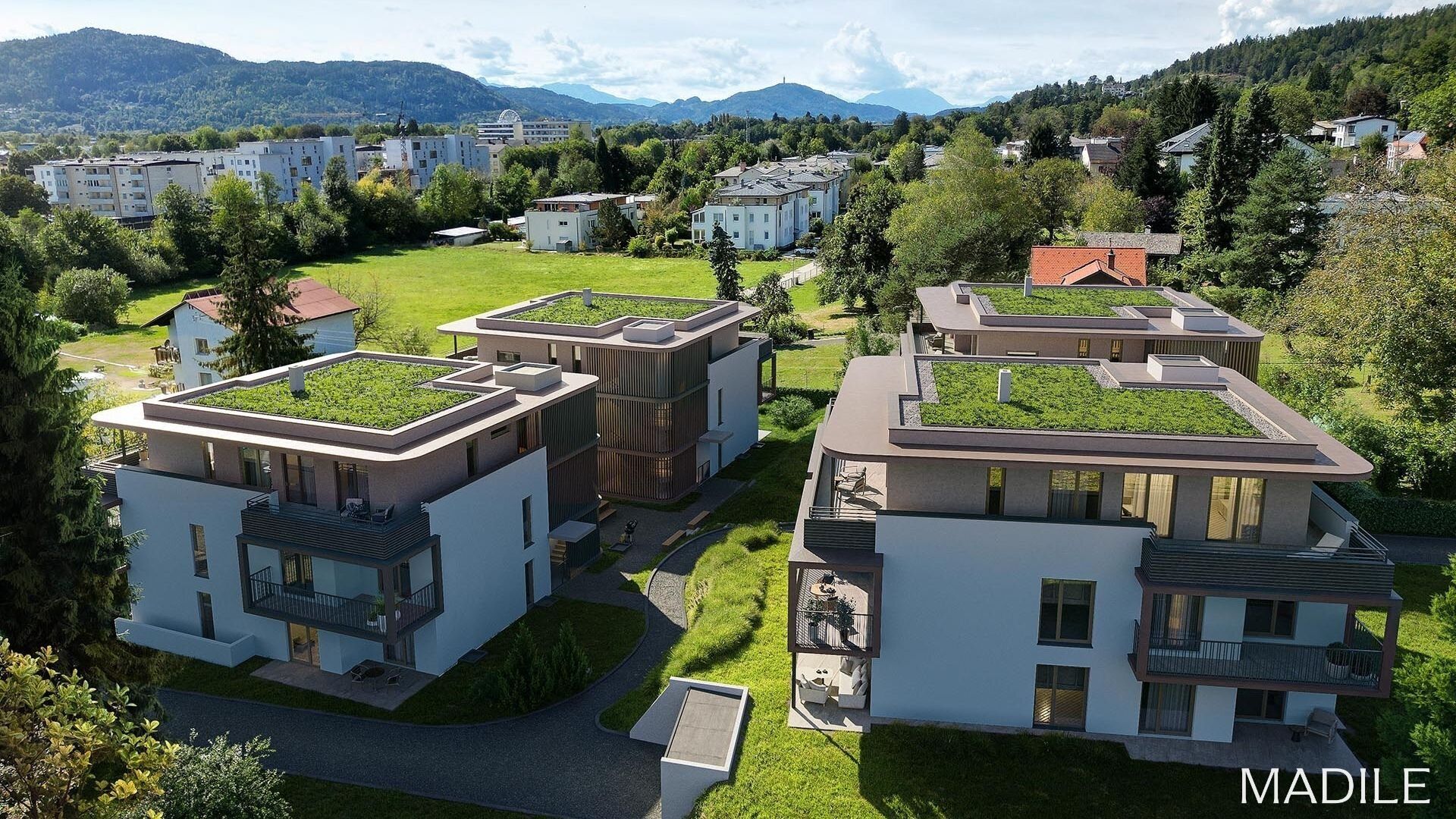 Kreuzbergl Villen - 4 Zimmer Penthouse - Ein Projekt von MADILE