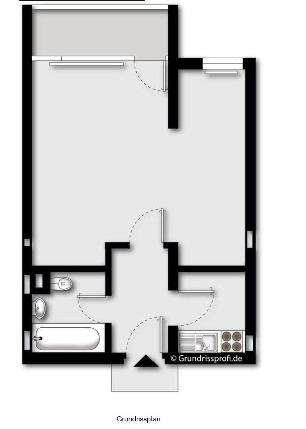 TOP ANLAGE in Salzburg: vermietete 1,5 Zimmer Wohnung - Ansicht 4
