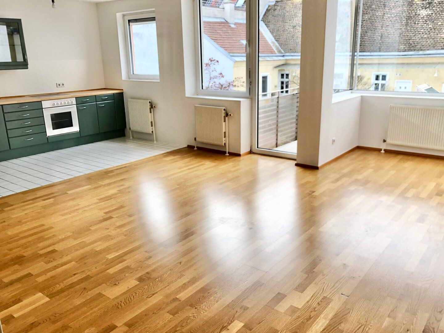 Moderne, gartenseitige Wohnung