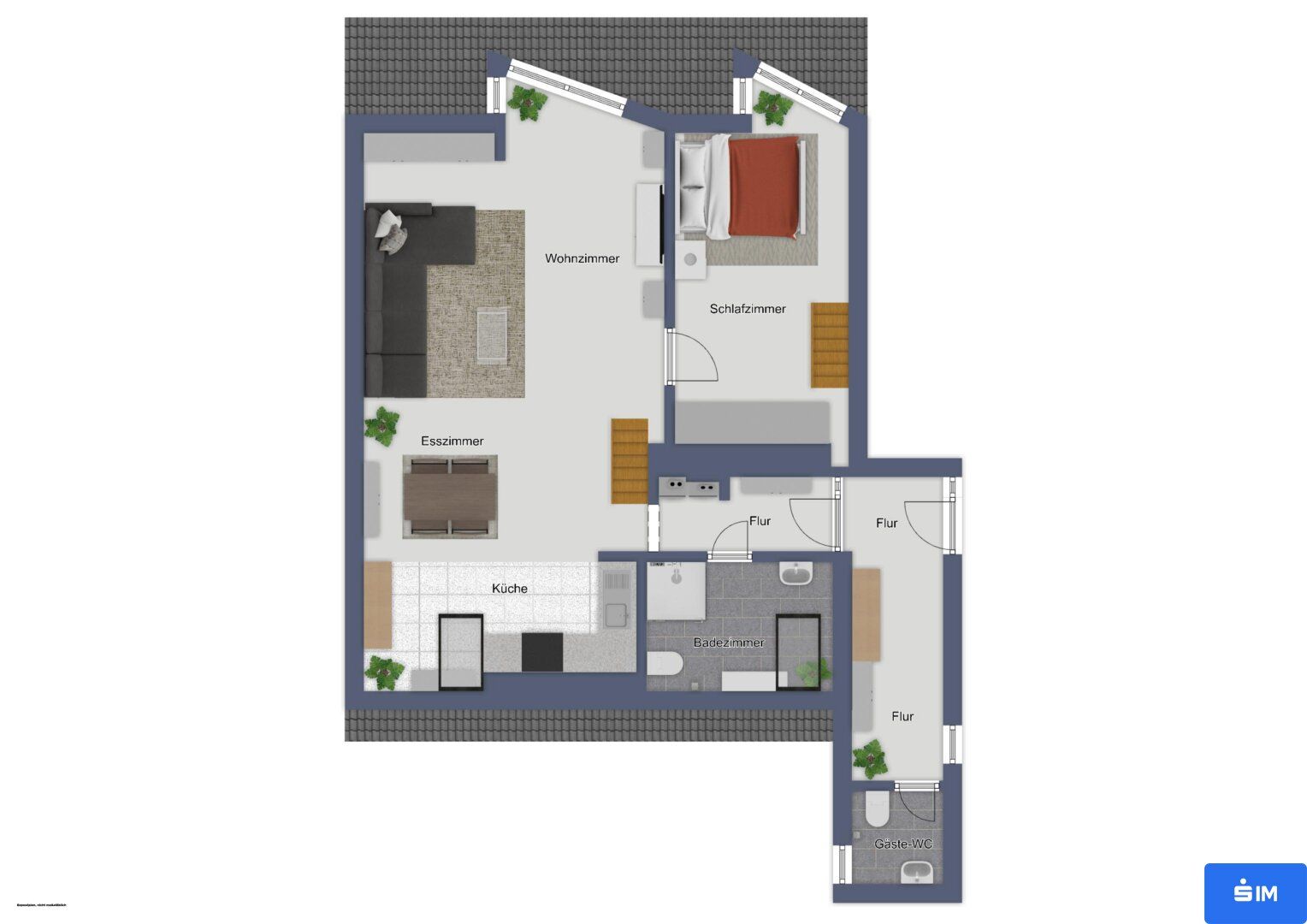 2-Zimmer-Wohnung in Uni-Nähe