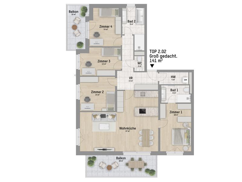 Wohnung – Wien - Ansicht 3