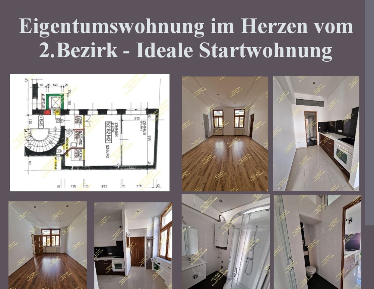 TOP LAGE - Eigentumswohnung im Herzen vom 2.Bezirk - ideale Startwohnung ! -