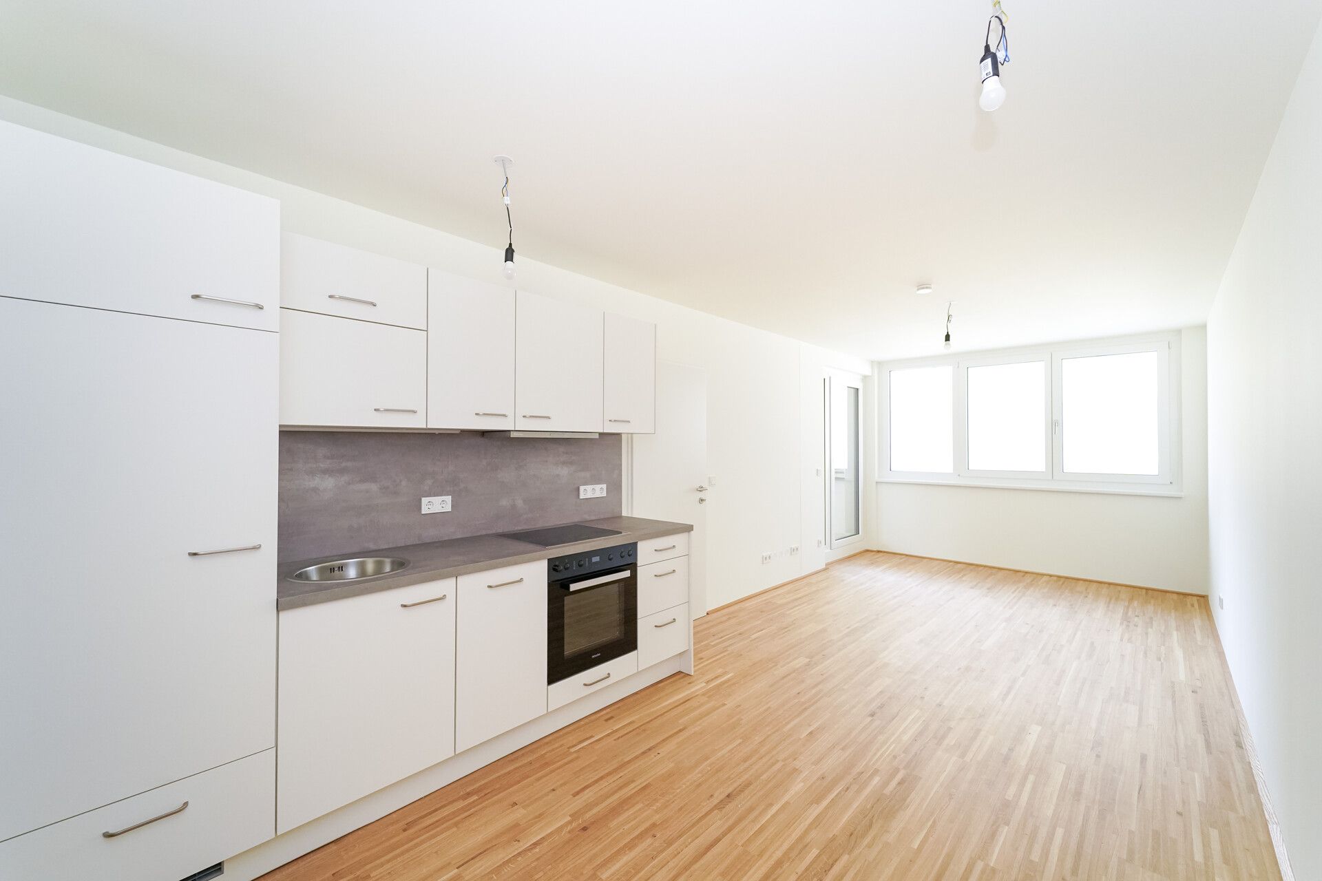 Sonnige 2-Zimmer-Dachgeschoßwohnung mit Terrasse -Erstbezug - zu mieten in 1020 Wien