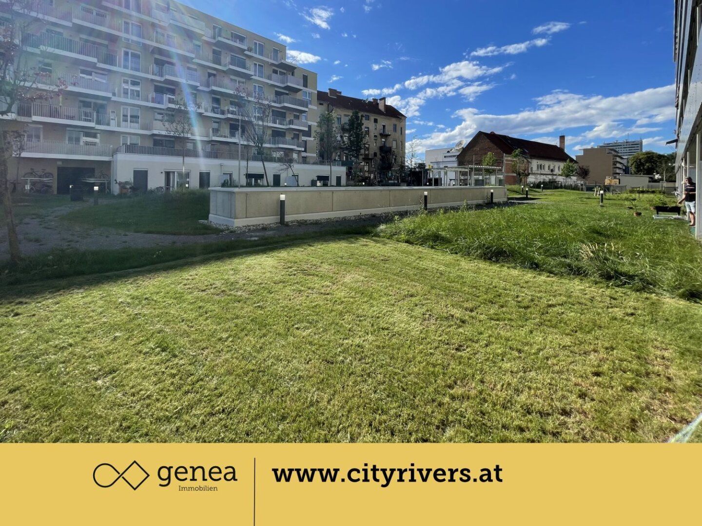 CITY RIVERS | Innenstadt Wohnung mit Garten | Neubau | Hohe Decken