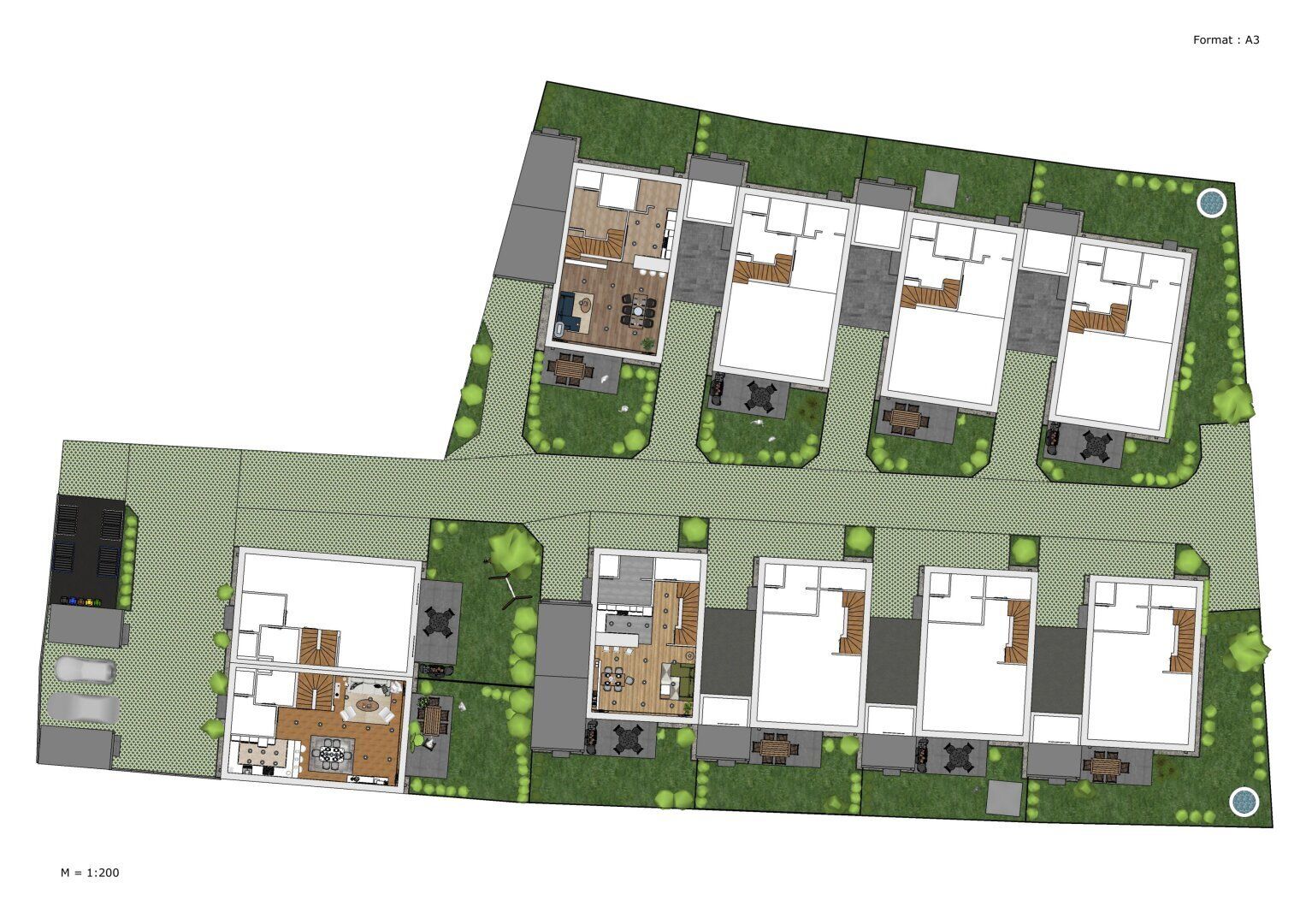 Baubewilligtes Wohnbauprojekt - Doppel- und Reihenhausanlage - 20 min. von Wien entfernt! - Mehr