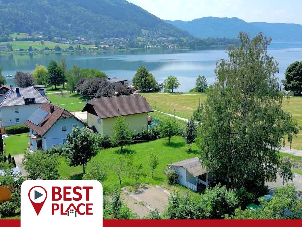 Ossiachersee: Sonniger Baugrund mit Seeblick nahe Schiffsanlegestelle