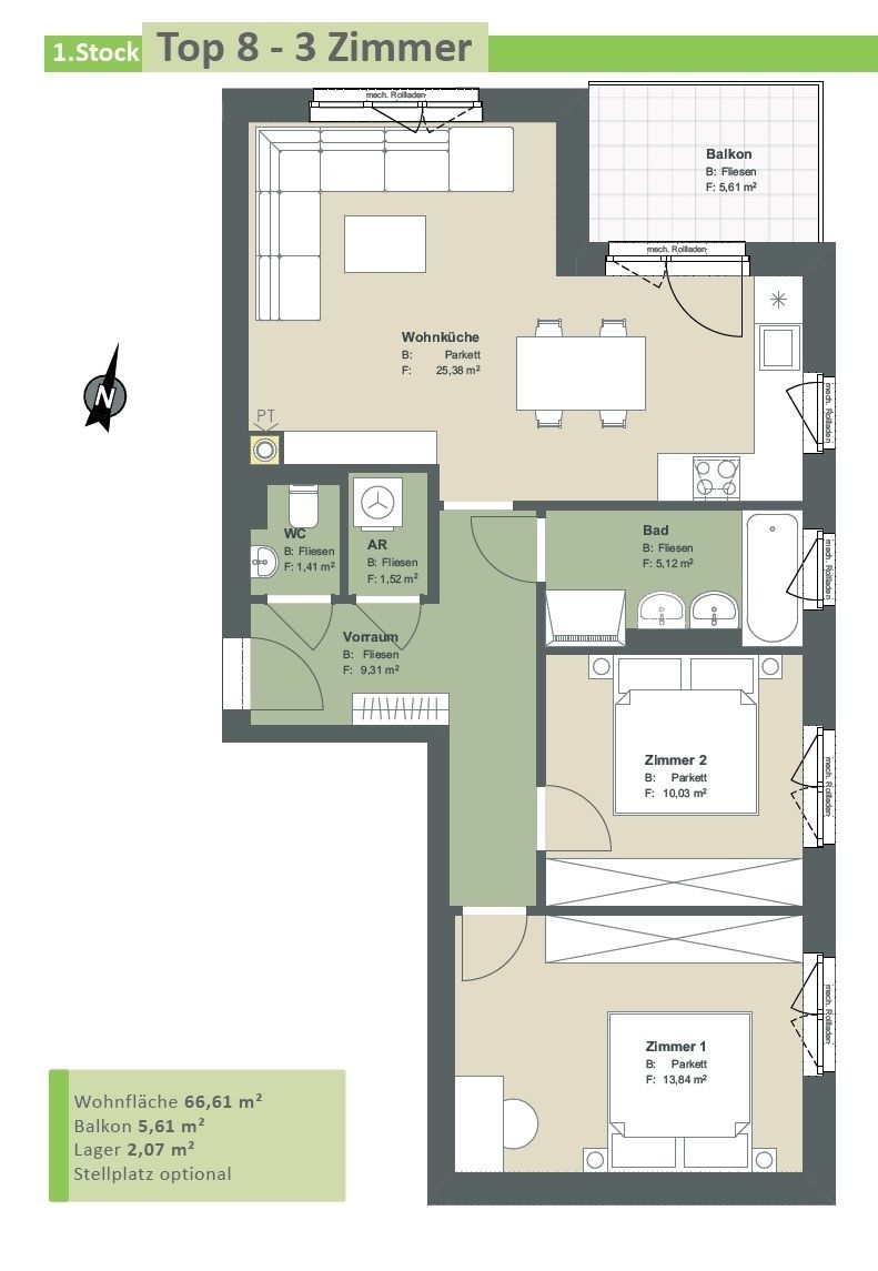 Wohnung – Klosterneuburg - Ansicht 5