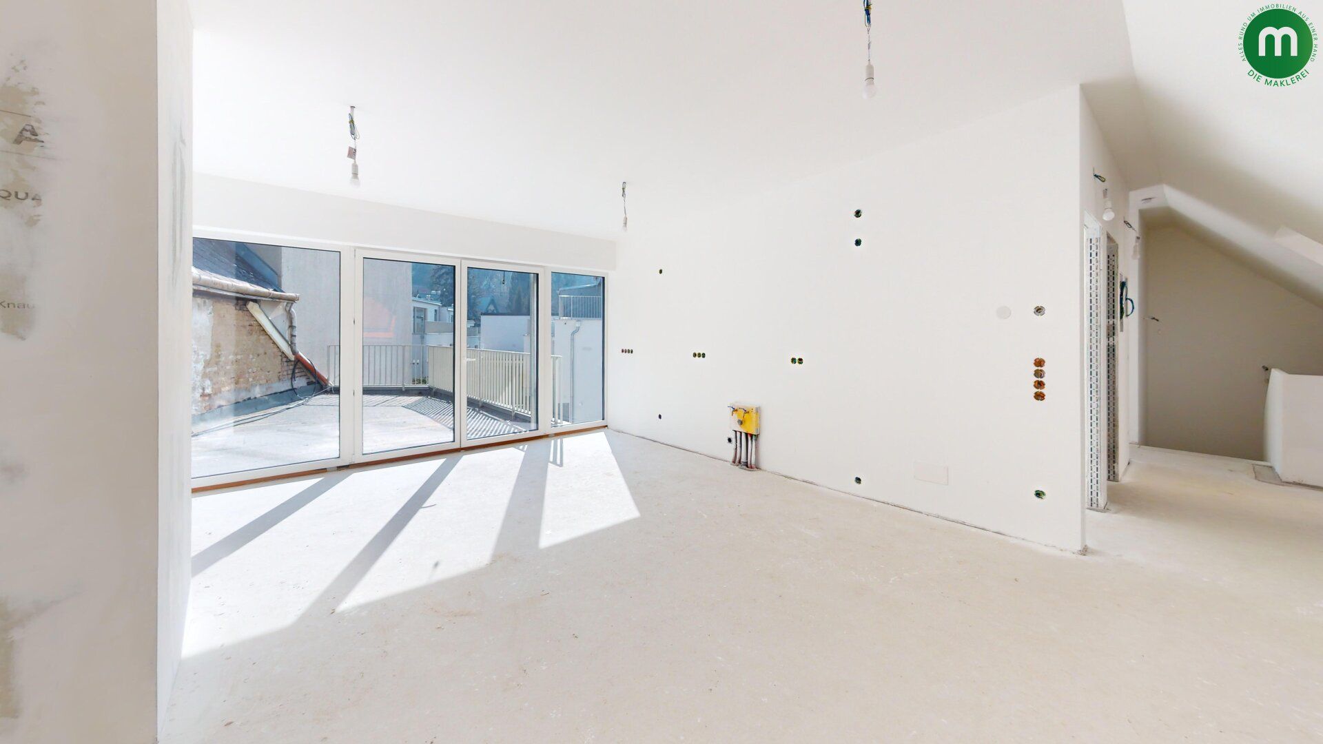 3-Zimmer Terrassenwohnung in Klosterneuburg-Weidling - belagsfertige oder schlüsselfertige Übergabe möglich