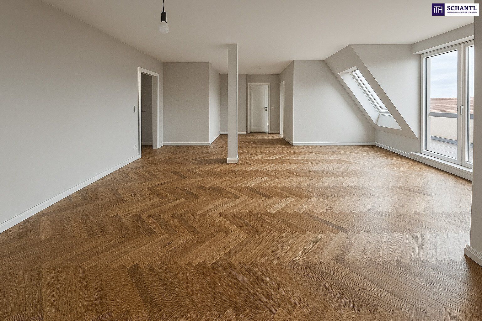 Exklusive 4-Zimmer-Dachgeschosswohnung in revitalisiertem Altbauhaus - Stilvolles Wohnen mit Dachterrasse, Fischgrätparkett, Klimaanlage & Luftwärmepumpe auf modernstem Stand