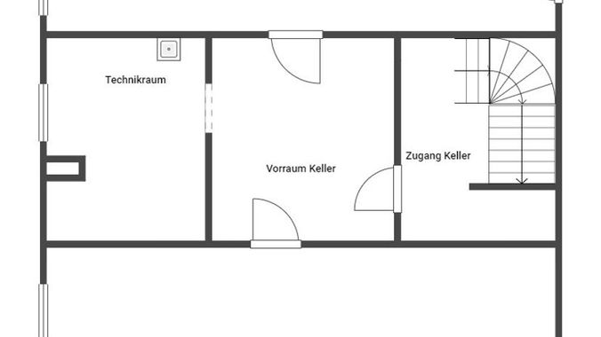 Grundriss Skizze UG