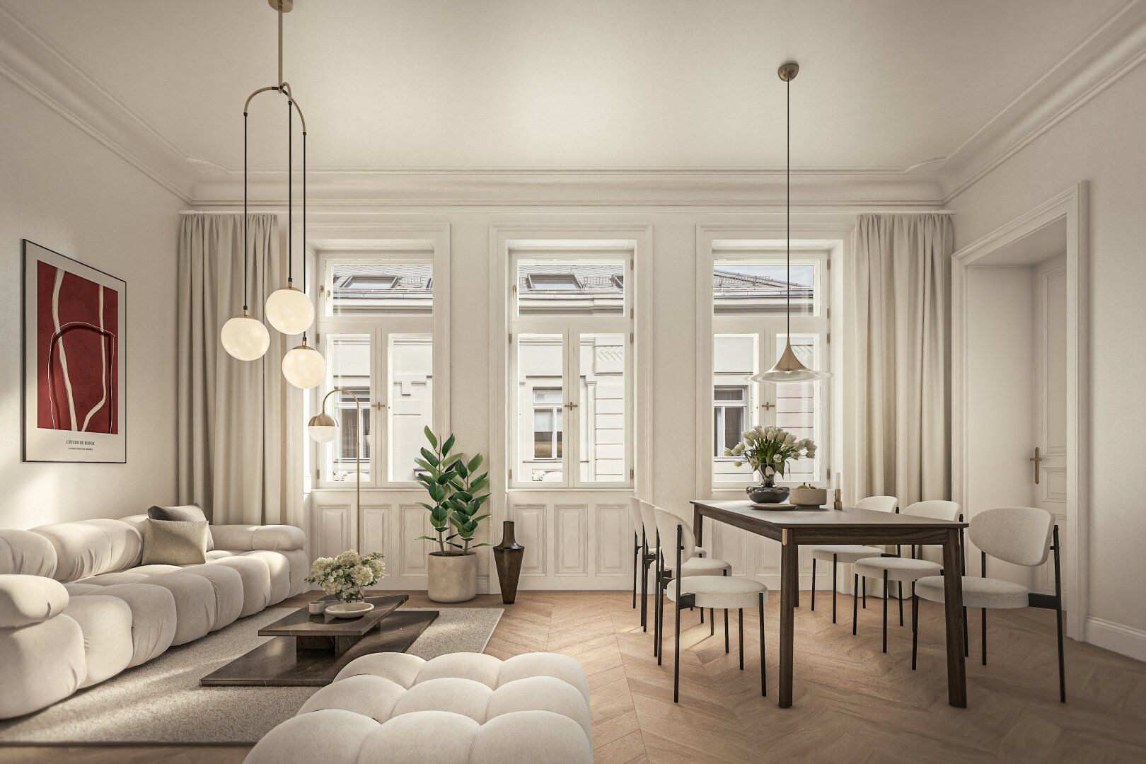 Großzügige Residenz mit 3 Zimmern und über 3 Meter Raumhöhe - ANDEA Parkside Residences