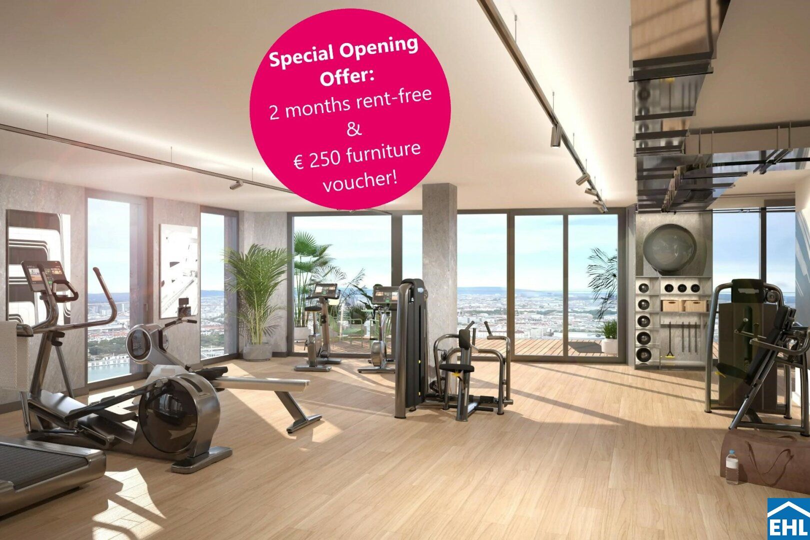 Special Opening Offer: 2 Monate mietzinsfrei & € 250,- Möbelgutschein!