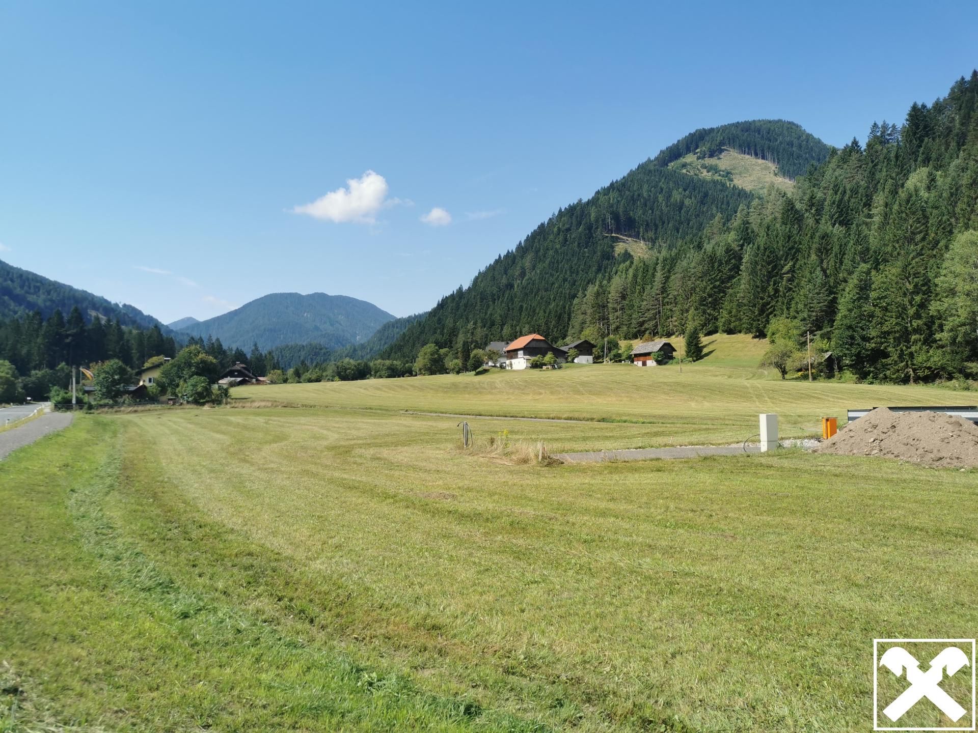 Ebenes Baugrundstück in Stockenboi nahe dem malerischen Weißensee - Ansicht 2