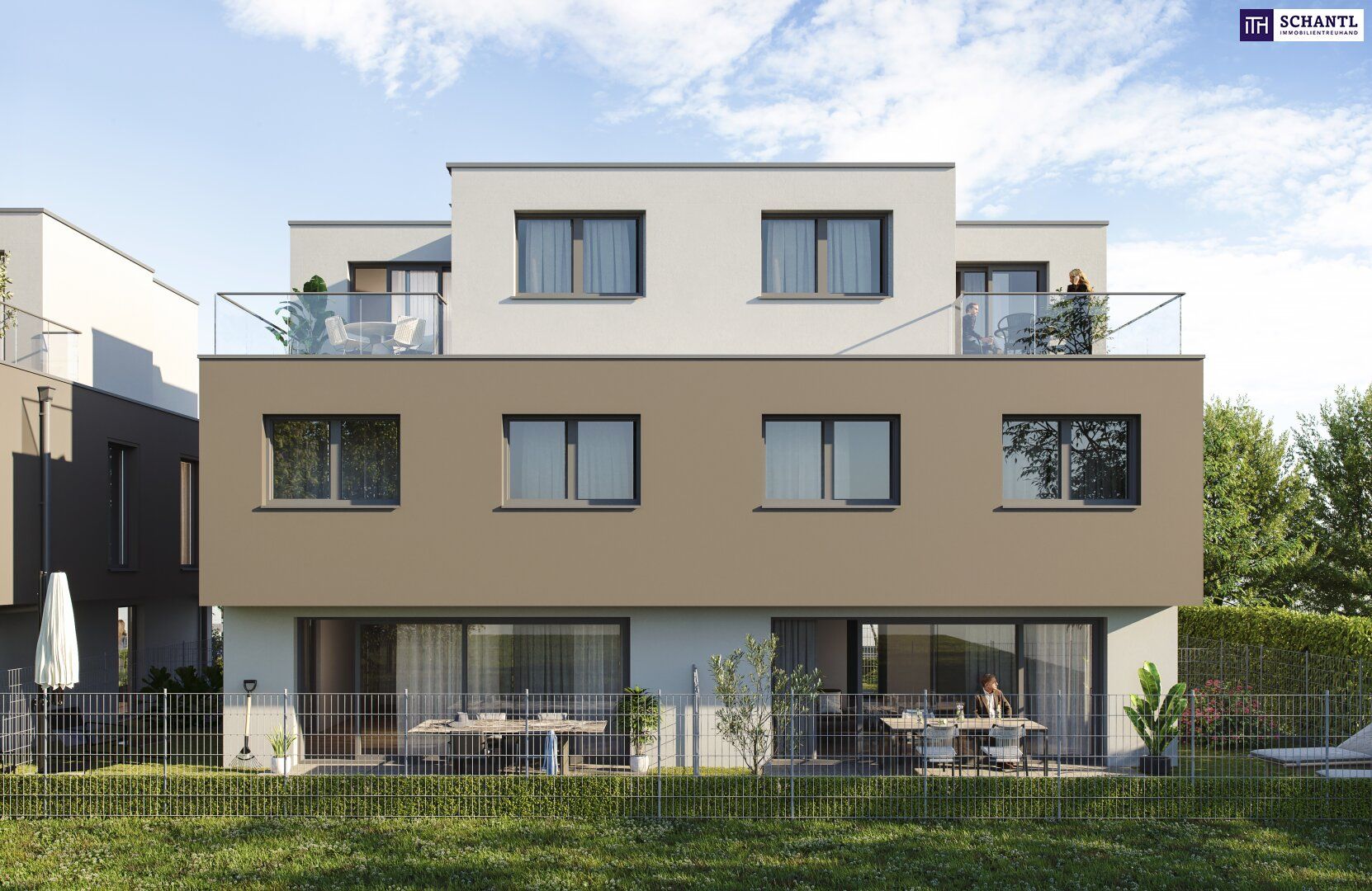 Design meets Nature: Neubau-Duo für exklusives Wohnen in Wien! Erstbezug! Deckenkühlung! Luft/Wasser-Wärmepumpe!