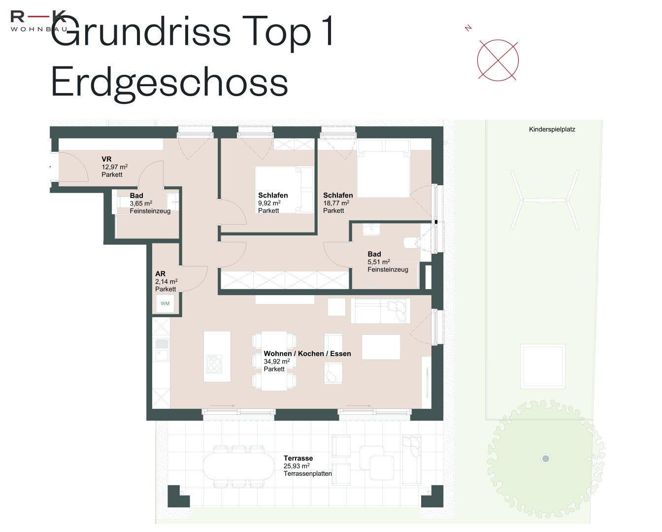 Wohnung – Salzburg, Nonntal - Ansicht 3