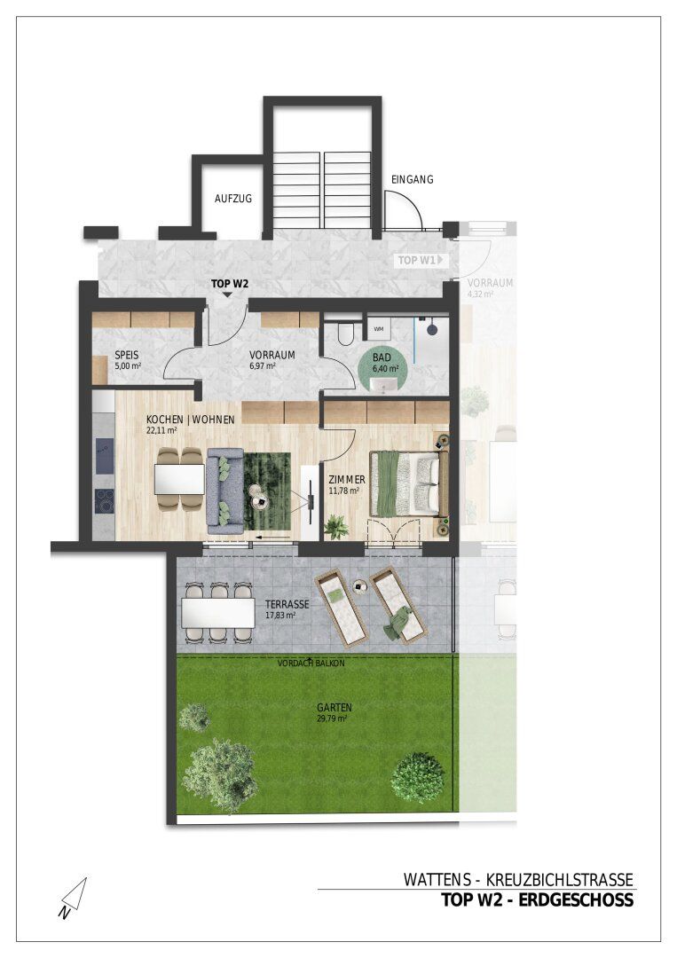 Wohnung – Wattens - Ansicht 2