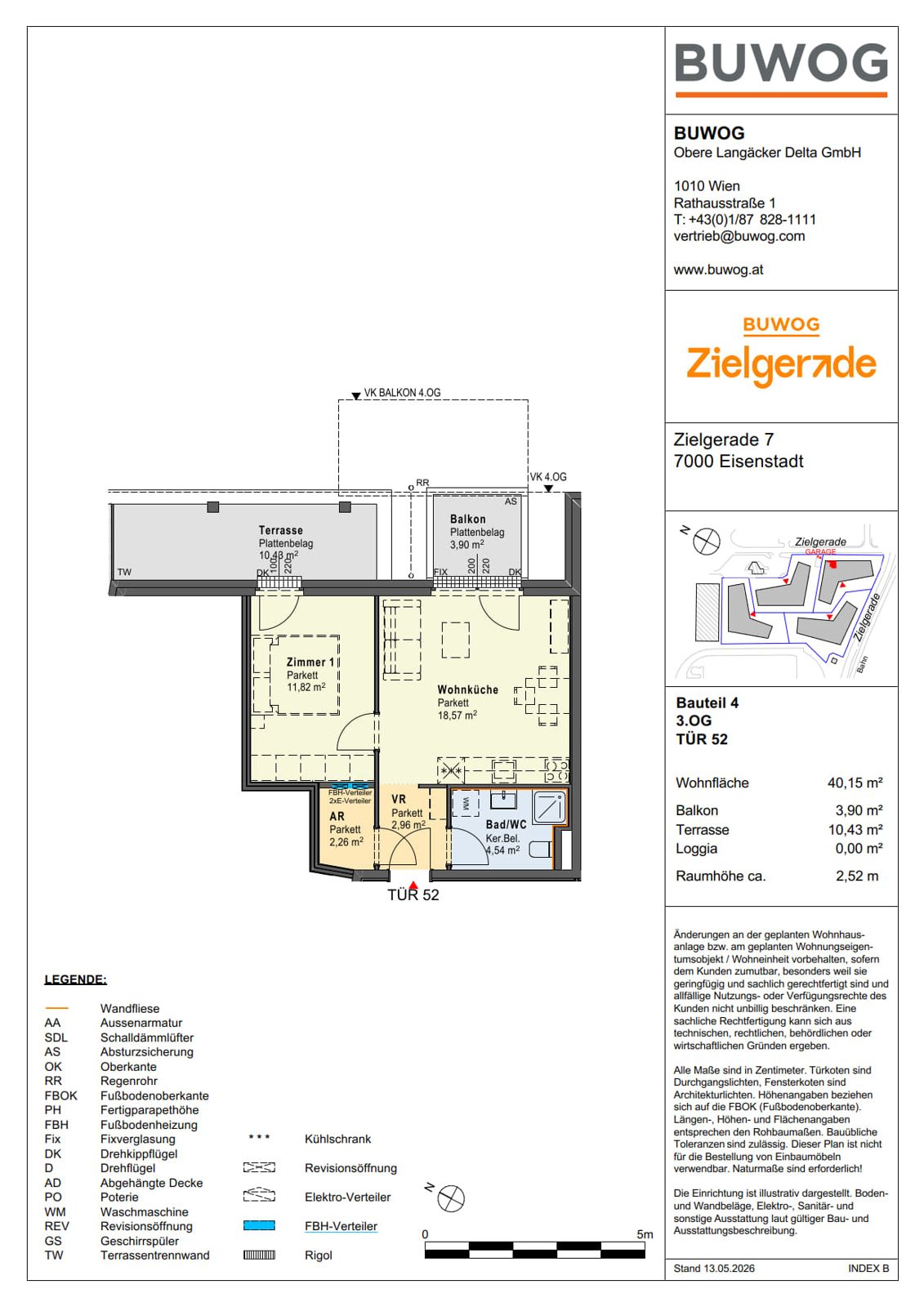 Wohnung – Eisenstadt, Katastralgemeinde Eisenstadt - Ansicht 3