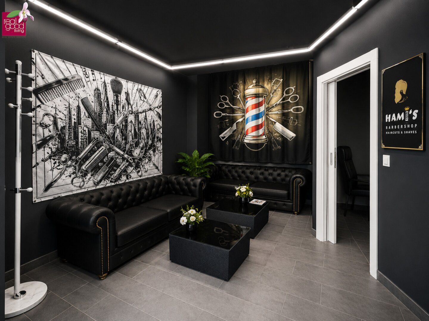 Exklusives Geschäftslokal in Bestlage von Hietzing - Moderner Friseursalon mit vielseitigem Potenzial - Ansicht 2