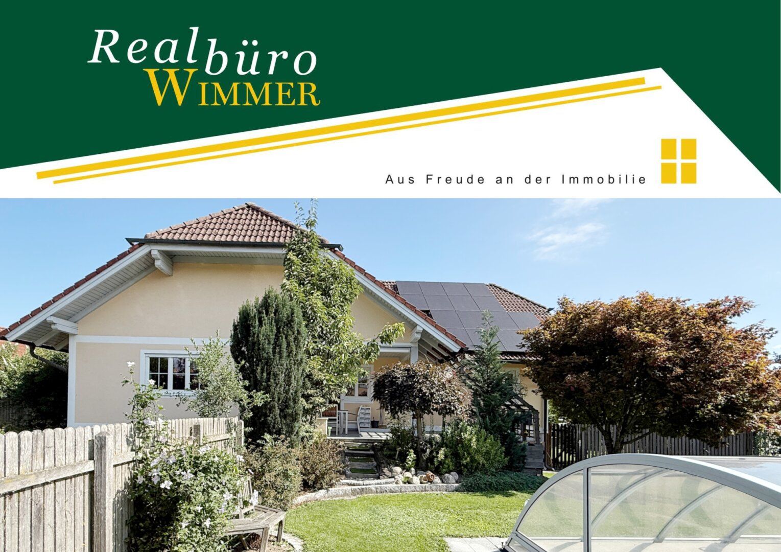 Perfekter Familiensitz! - Bungalow in Ruhelage mit großem Garten, Pool & Schwimmteich