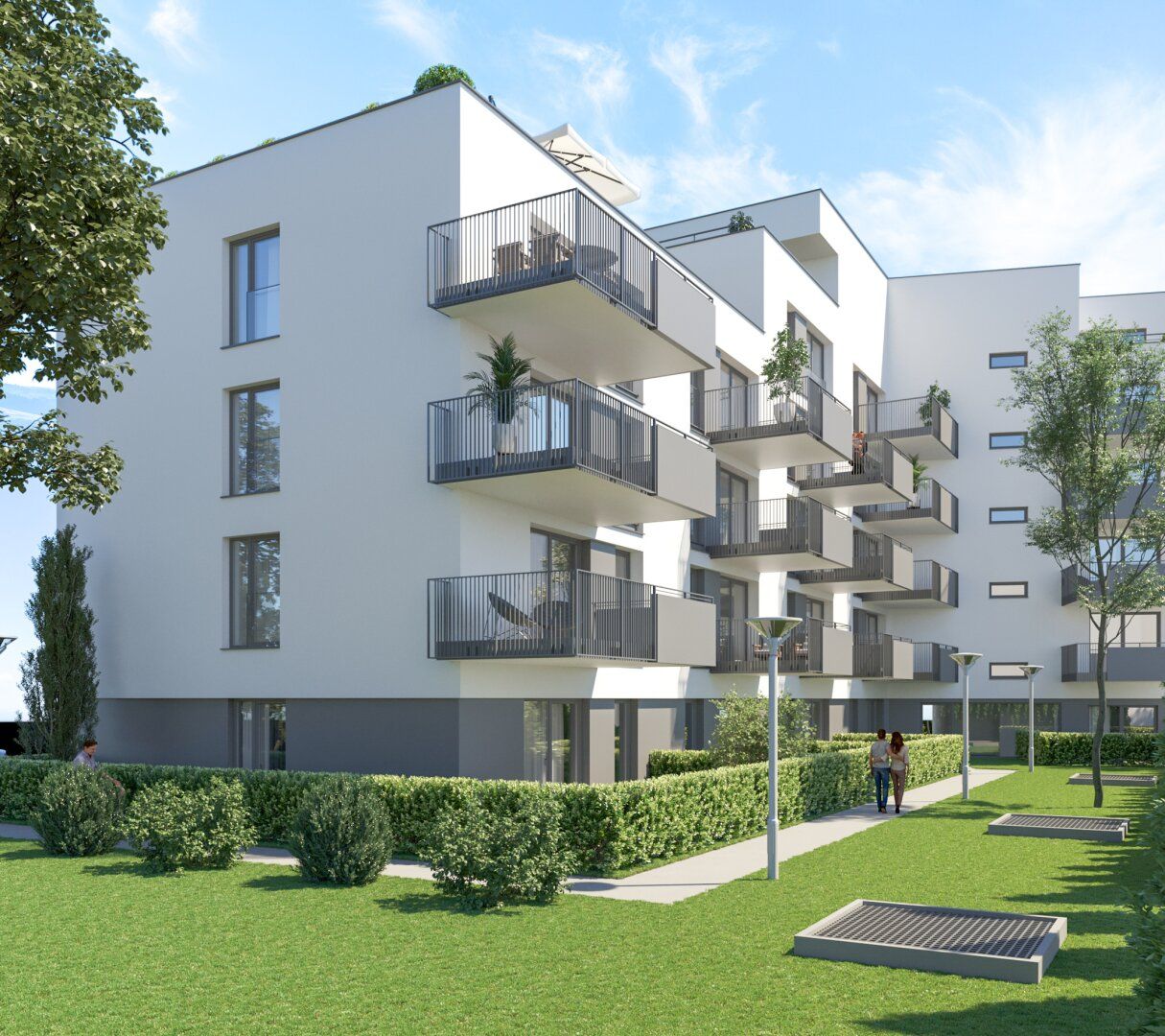 PROVISIONSFREI - 2-Zimmer-Etagenwohnung in Wels: Modern, hell und mit Balkon!