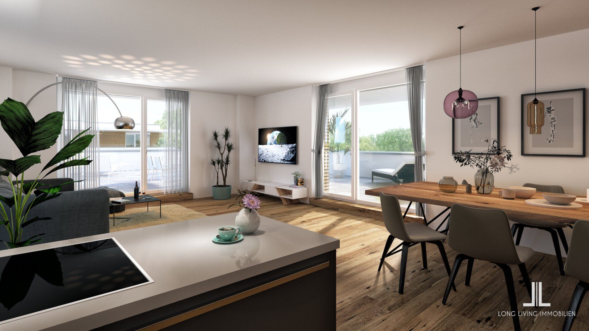 Exklusives Neubauprojekt im grünen Süden von Graz. TOP A07 - 3-Zimmer-Wohnung im Obergeschoss mit sonnigem Balkon und klarer Raumaufteilung