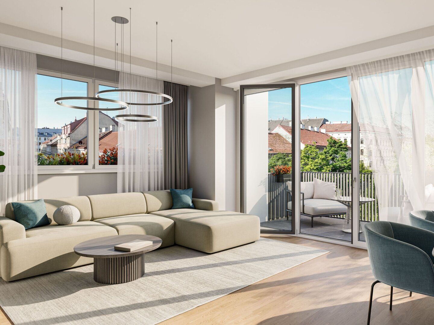 THE ARIK - 3 Zimmer mit Weitblick & Freiraum zur Parkseite