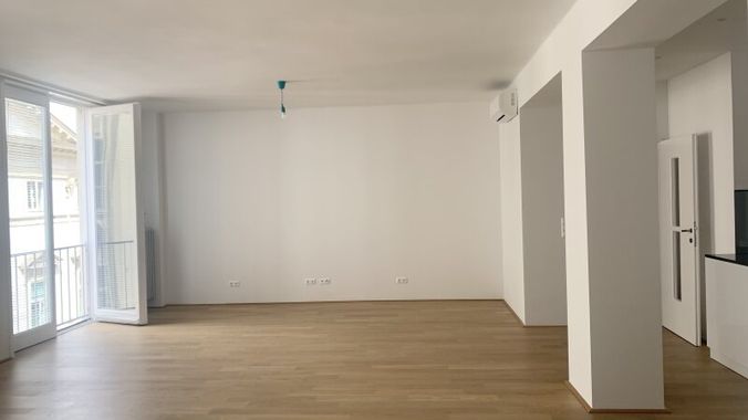 Wohnsalon mit Küche